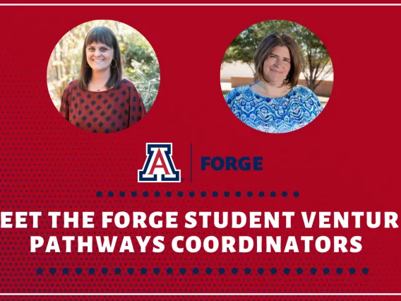 Meet the FORGE Student Venture Pathways Coordinators - Julie and Kelly.