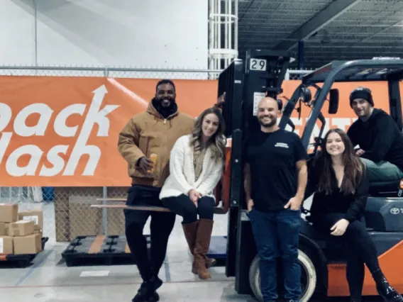 Packdash team in warehouse