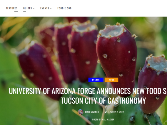 Prickly Pear with announcement of new food entrepreneur series