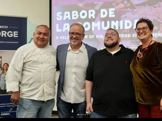 Restaurant owners at Sabor de la Comunidad