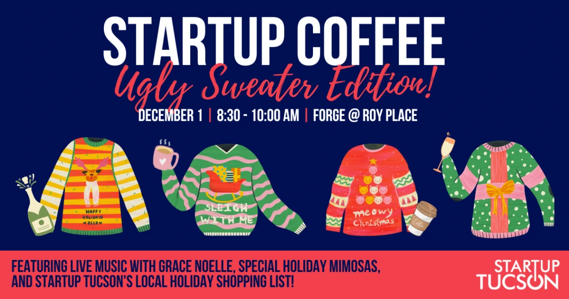 Startup Coffee Ugly Sweater Edition