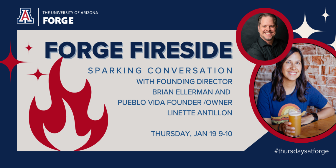 January FORGE Fireside with Pueblo Vida Brewery, January 19, 9:00 - 10: 00 am