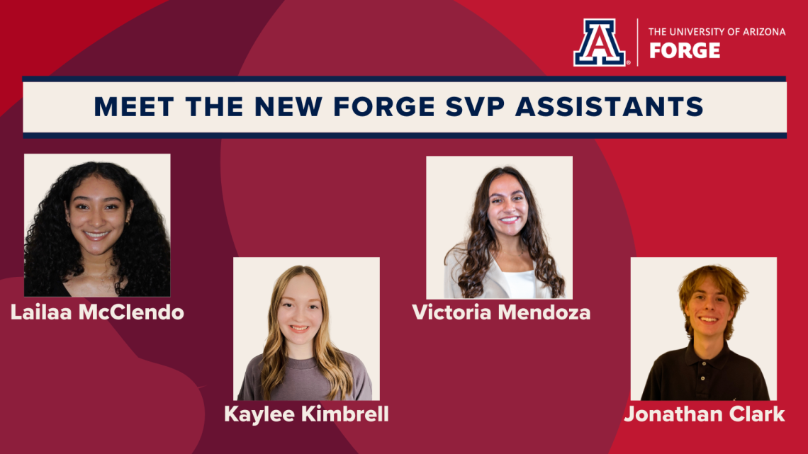 Meet our new FORGE SVP Assistants