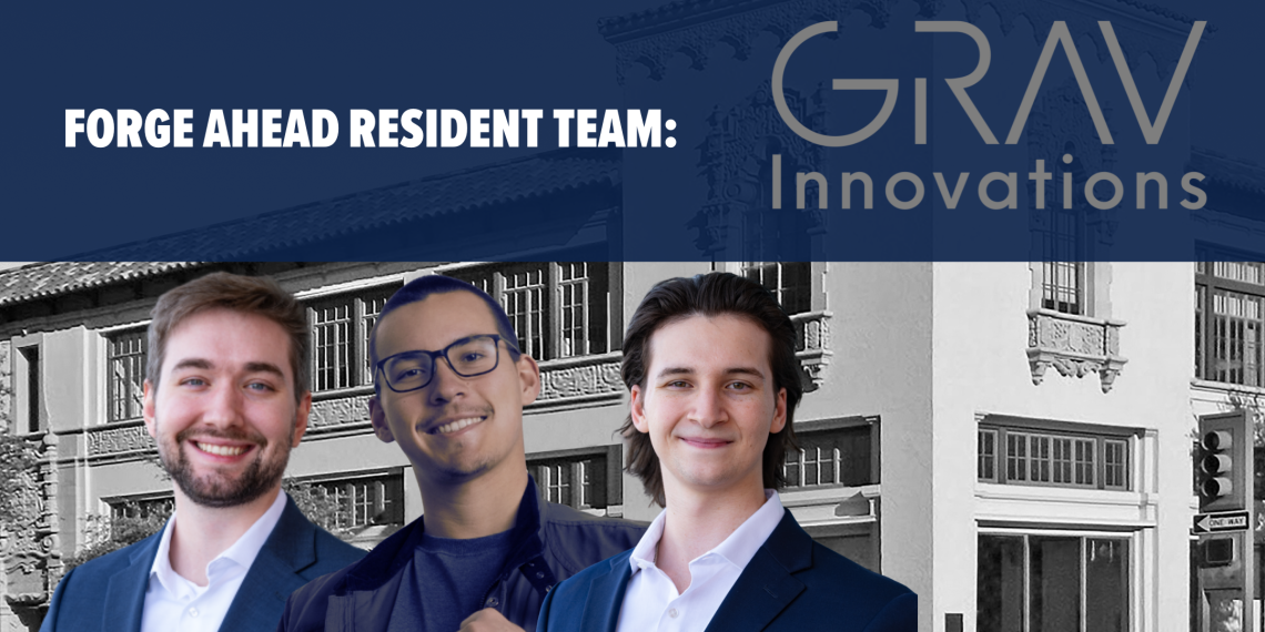 GRAV Innovations Founders Newton Ryan, Evan Zavitz, and Armen Demirjian 