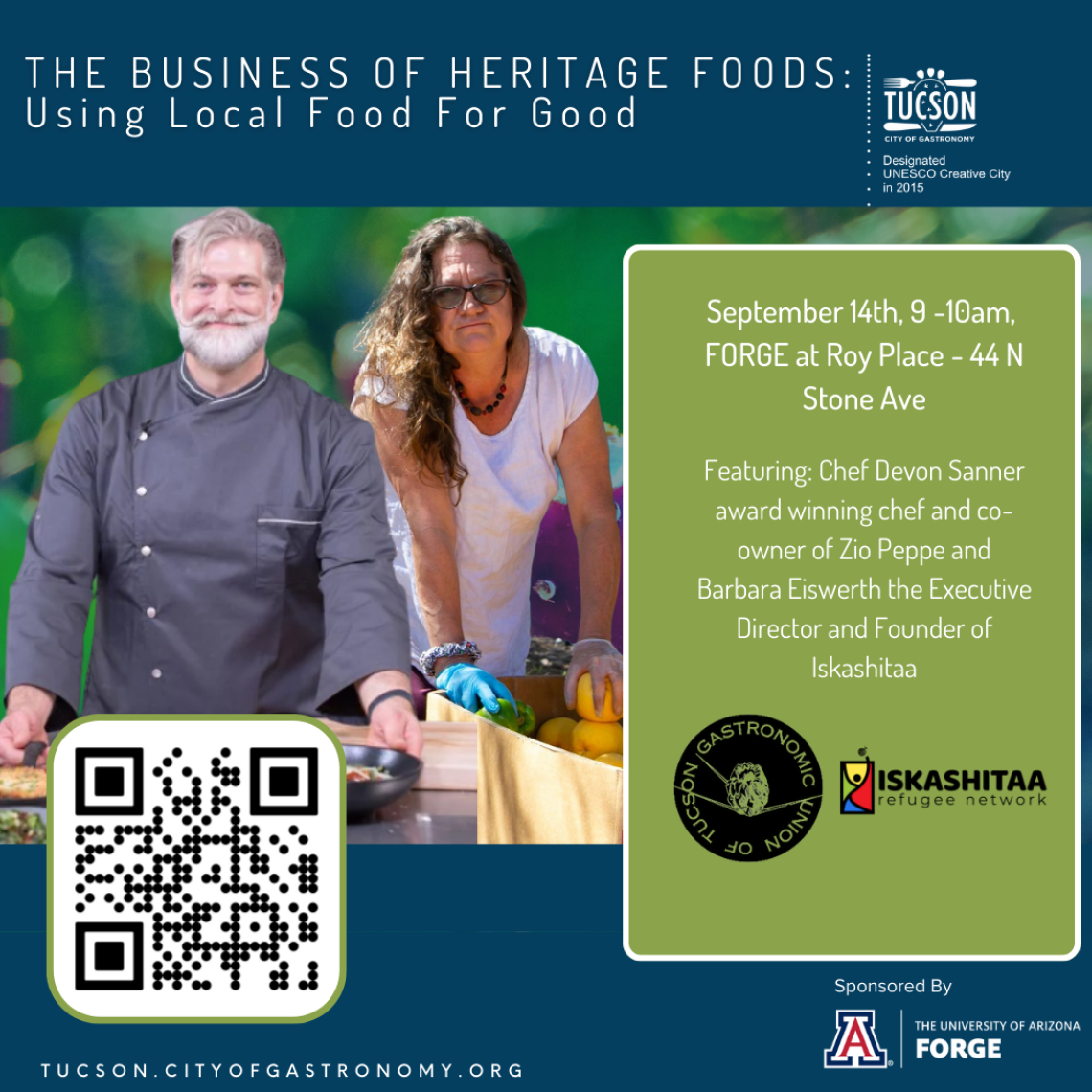 Devon Sanner and Barbara Eiswerth for Business of Heritage Foods