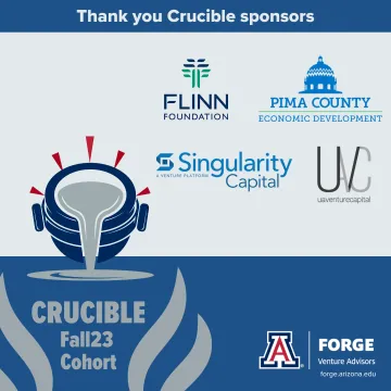 Thank you Crucible Sponsors